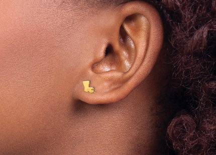 SS/Gold Plated Earrings Style XNE50GP - Classique Jewelry Inc.