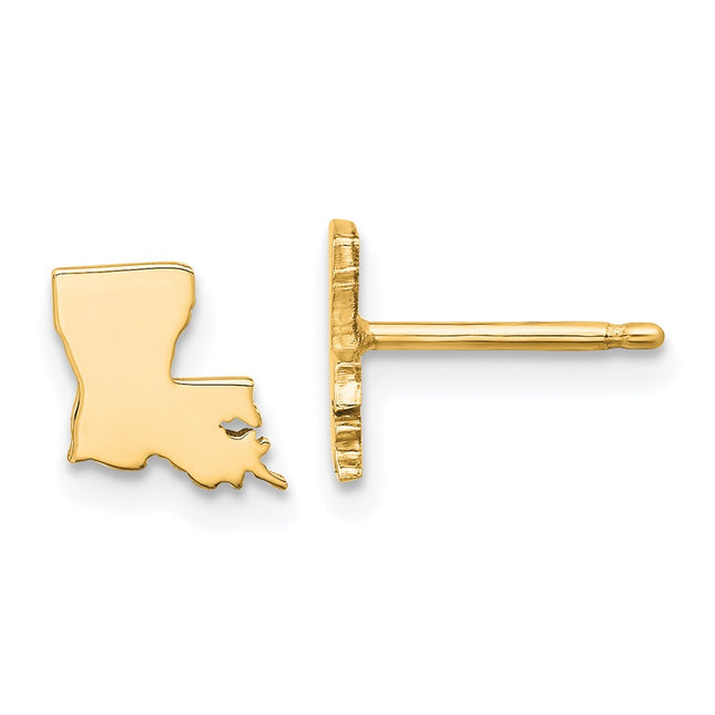 SS/Gold Plated Earrings Style XNE50GP - Classique Jewelry Inc.