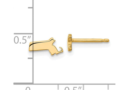SS/Gold Plated Earrings Style XNE50GP - Classique Jewelry Inc.