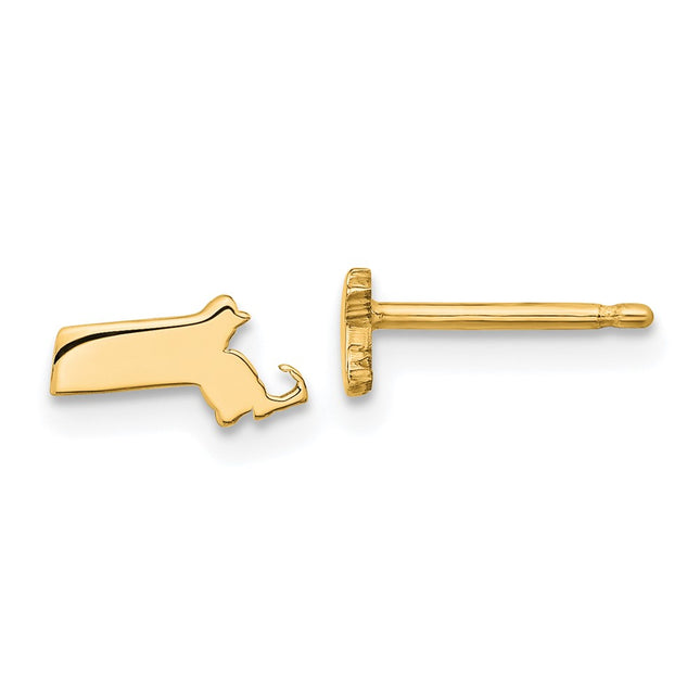 SS/Gold Plated Earrings Style XNE50GP - Classique Jewelry Inc.