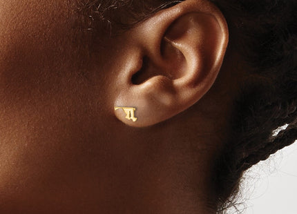 SS/Gold Plated Earrings Style XNE50GP - Classique Jewelry Inc.