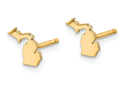 SS/Gold Plated Earrings Style XNE50GP - Classique Jewelry Inc.