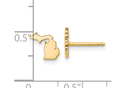 SS/Gold Plated Earrings Style XNE50GP - Classique Jewelry Inc.