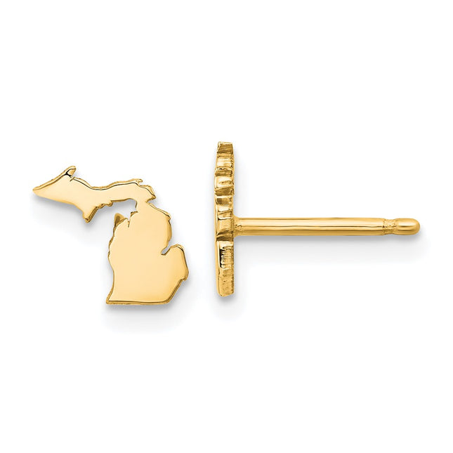 SS/Gold Plated Earrings Style XNE50GP - Classique Jewelry Inc.