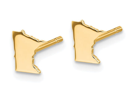 SS/Gold Plated Earrings Style XNE50GP - Classique Jewelry Inc.