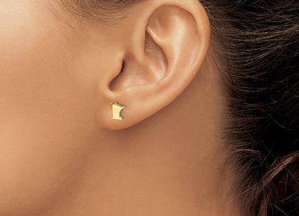 SS/Gold Plated Earrings Style XNE50GP - Classique Jewelry Inc.