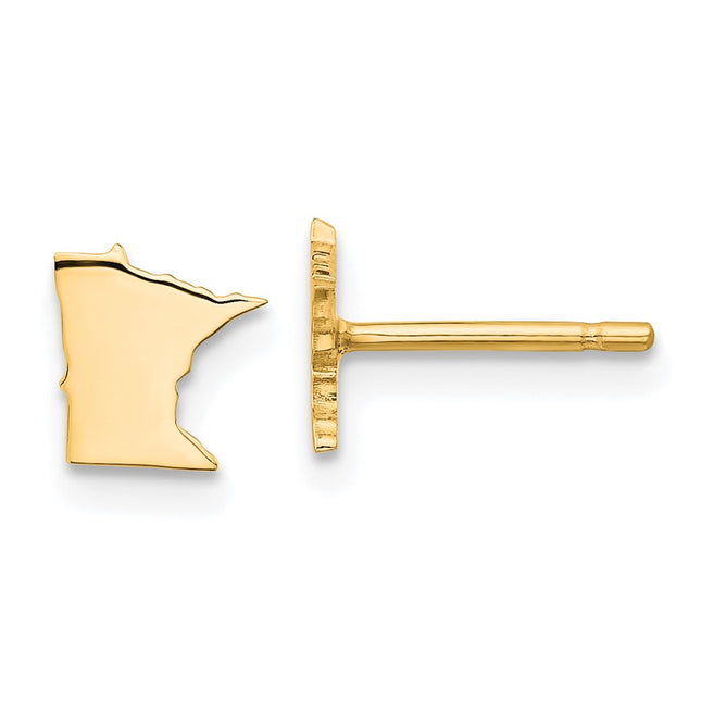 SS/Gold Plated Earrings Style XNE50GP - Classique Jewelry Inc.