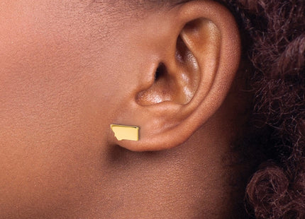 SS/Gold Plated Earrings Style XNE50GP - Classique Jewelry Inc.