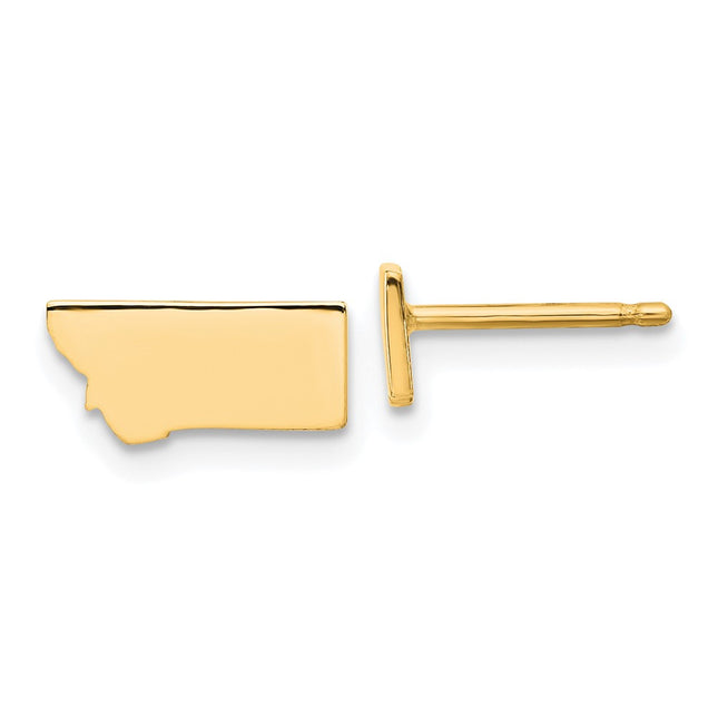 SS/Gold Plated Earrings Style XNE50GP - Classique Jewelry Inc.