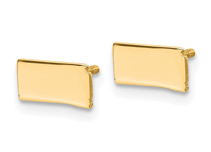 SS/Gold Plated Earrings Style XNE50GP - Classique Jewelry Inc.