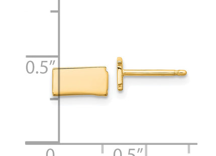 SS/Gold Plated Earrings Style XNE50GP - Classique Jewelry Inc.