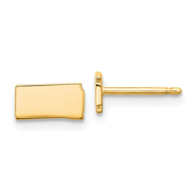 SS/Gold Plated Earrings Style XNE50GP - Classique Jewelry Inc.