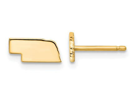 SS/Gold Plated Earrings Style XNE50GP - Classique Jewelry Inc.
