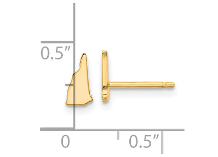 SS/Gold Plated Earrings Style XNE50GP - Classique Jewelry Inc.