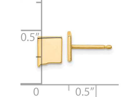 SS/Gold Plated Earrings Style XNE50GP - Classique Jewelry Inc.