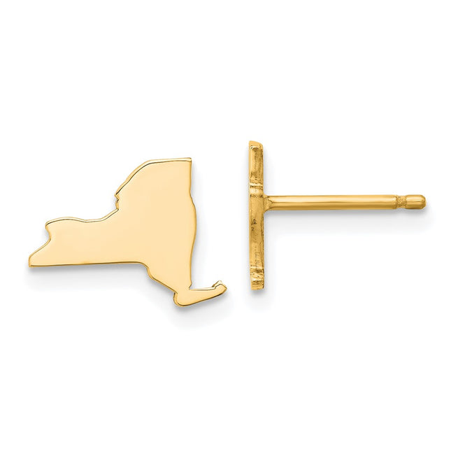 SS/Gold Plated Earrings Style XNE50GP - Classique Jewelry Inc.