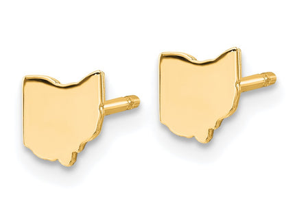 SS/Gold Plated Earrings Style XNE50GP - Classique Jewelry Inc.