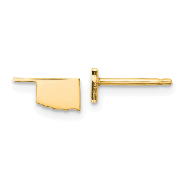 SS/Gold Plated Earrings Style XNE50GP - Classique Jewelry Inc.