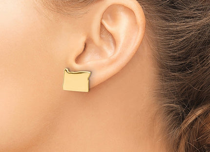 SS/Gold Plated Earrings Style XNE50GP - Classique Jewelry Inc.