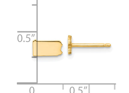 SS/Gold Plated Earrings Style XNE50GP - Classique Jewelry Inc.
