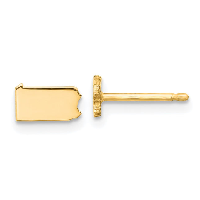 SS/Gold Plated Earrings Style XNE50GP - Classique Jewelry Inc.