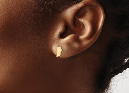 SS/Gold Plated Earrings Style XNE50GP - Classique Jewelry Inc.