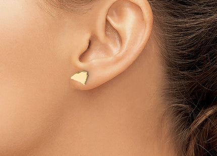 SS/Gold Plated Earrings Style XNE50GP - Classique Jewelry Inc.