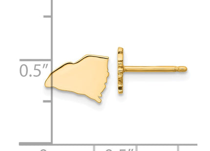 SS/Gold Plated Earrings Style XNE50GP - Classique Jewelry Inc.