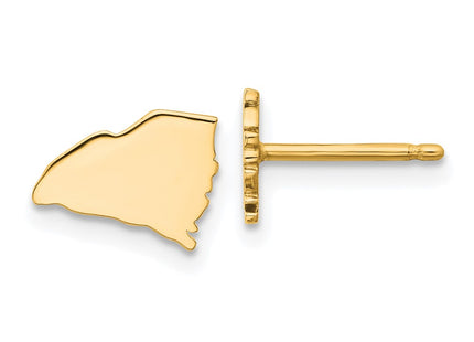 SS/Gold Plated Earrings Style XNE50GP - Classique Jewelry Inc.