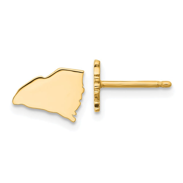 SS/Gold Plated Earrings Style XNE50GP - Classique Jewelry Inc.