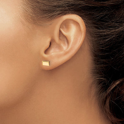 Sterling Silver/Gold-plated South Dakota State Earrings