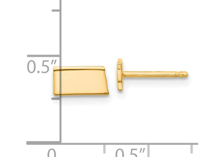 SS/Gold Plated Earrings Style XNE50GP - Classique Jewelry Inc.