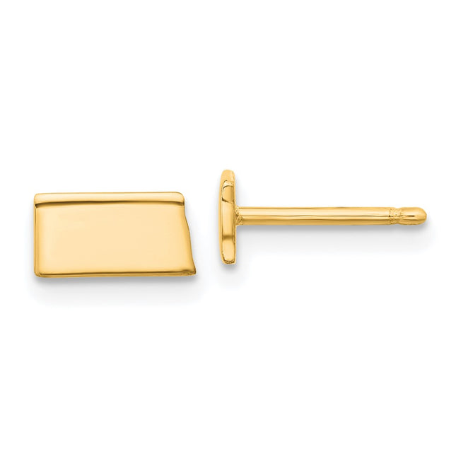 SS/Gold Plated Earrings Style XNE50GP - Classique Jewelry Inc.