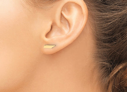 SS/Gold Plated Earrings Style XNE50GP - Classique Jewelry Inc.