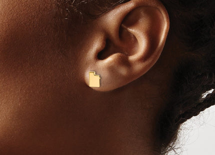 SS/Gold Plated Earrings Style XNE50GP - Classique Jewelry Inc.