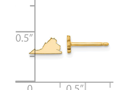 SS/Gold Plated Earrings Style XNE50GP - Classique Jewelry Inc.