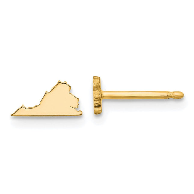 SS/Gold Plated Earrings Style XNE50GP - Classique Jewelry Inc.