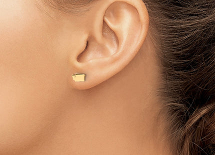 SS/Gold Plated Earrings Style XNE50GP - Classique Jewelry Inc.