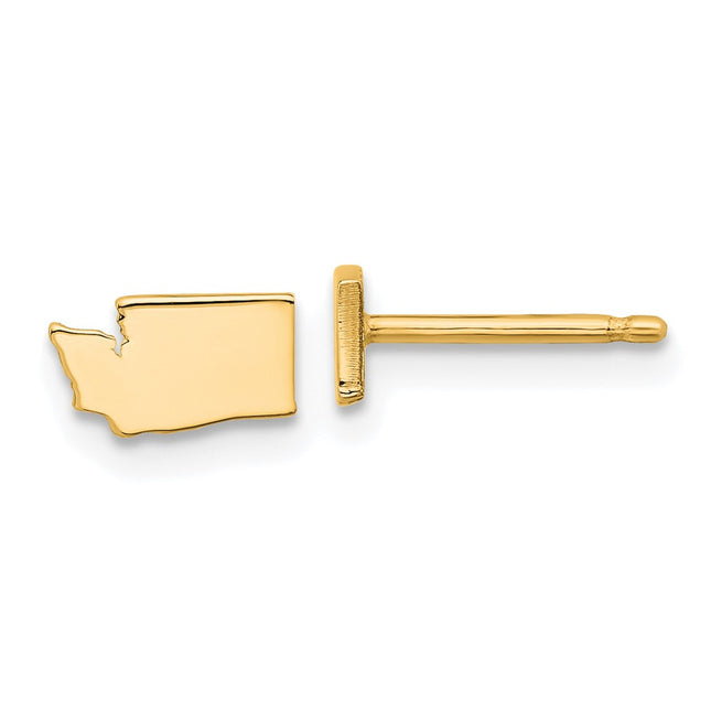 SS/Gold Plated Earrings Style XNE50GP - Classique Jewelry Inc.