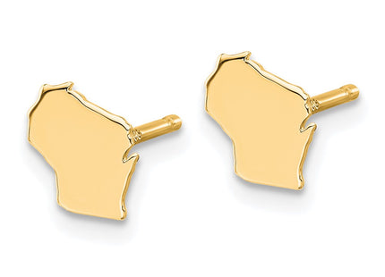 SS/Gold Plated Earrings Style XNE50GP - Classique Jewelry Inc.