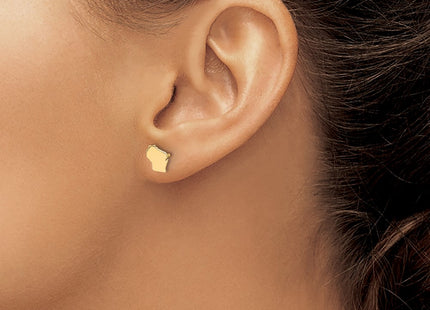 SS/Gold Plated Earrings Style XNE50GP - Classique Jewelry Inc.