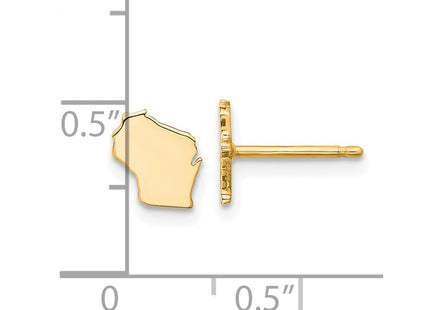 SS/Gold Plated Earrings Style XNE50GP - Classique Jewelry Inc.