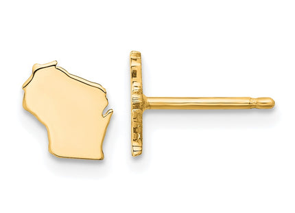 SS/Gold Plated Earrings Style XNE50GP - Classique Jewelry Inc.