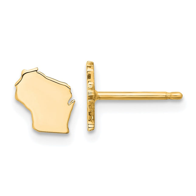 SS/Gold Plated Earrings Style XNE50GP - Classique Jewelry Inc.
