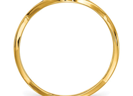 SS/Gold Plated Rings Style XNR101GP - Classique Jewelry Inc.
