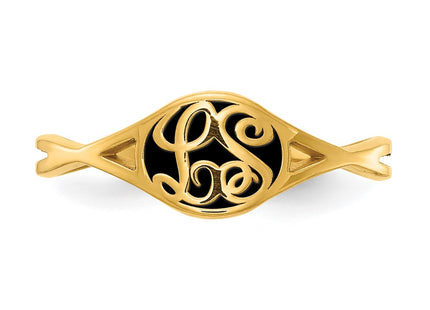 SS/Gold Plated Rings Style XNR101GP - Classique Jewelry Inc.
