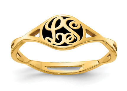 SS/Gold Plated Rings Style XNR101GP - Classique Jewelry Inc.