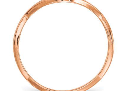 SS/Rose Plated Rings Style XNR101RP - Classique Jewelry Inc.