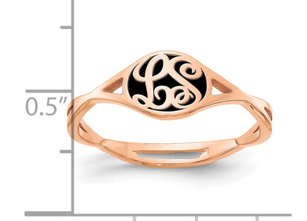 SS/Rose Plated Rings Style XNR101RP - Classique Jewelry Inc.