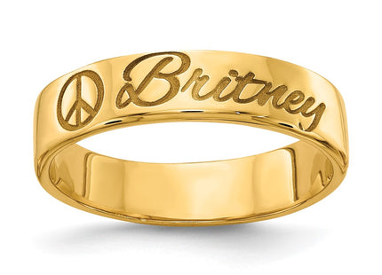14k Yellow Gold Rings Style XNR102Y - Classique Jewelry Inc.